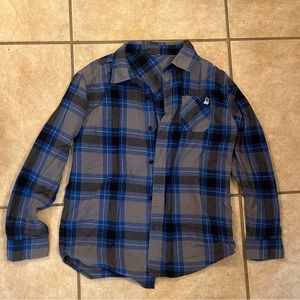 DC long sleeve plaid shirt